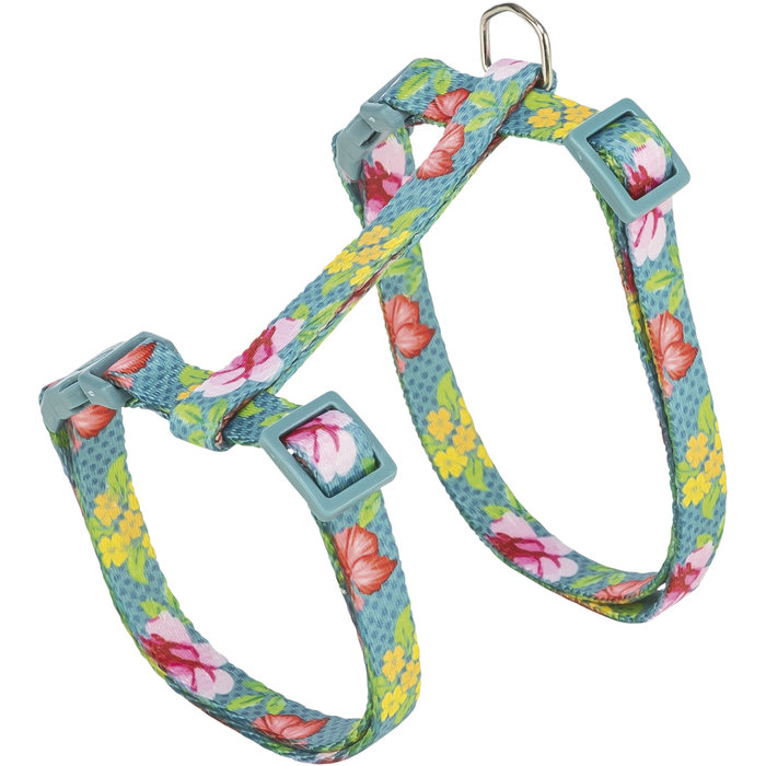 Arnés para gatos con correa, flores, 27–45 cm/10 mm, 1