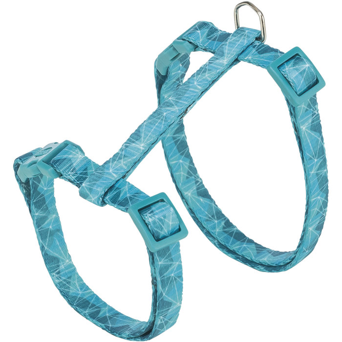 Arnés para gatos con correa, geometría, 27–45 cm/10 mm, 1