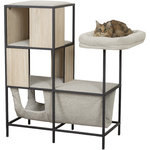 Rascador estilo CityStyle, con marco metálico, 95 × 62 cm, Altura: 100 cm