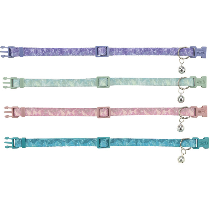 Collar para gatos, geometría, 20–34 cm/10 mm, varios