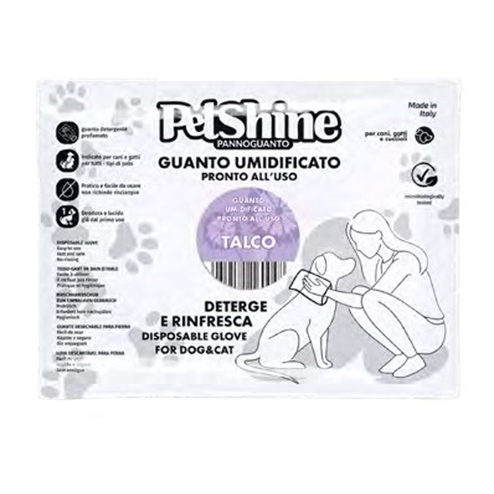 Guante Higiene Perro/Gato, Talco, 1 und