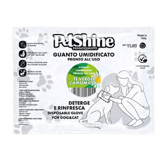 Guante Higiene Perro/Gato, Te verde, 1 und