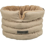 Liano Cama blanda, redonda, ø 65 cm, arena/marrón