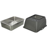Bandeja de arena de acero inoxidable con salto en la casa, 40 × 39 × 52 ºC