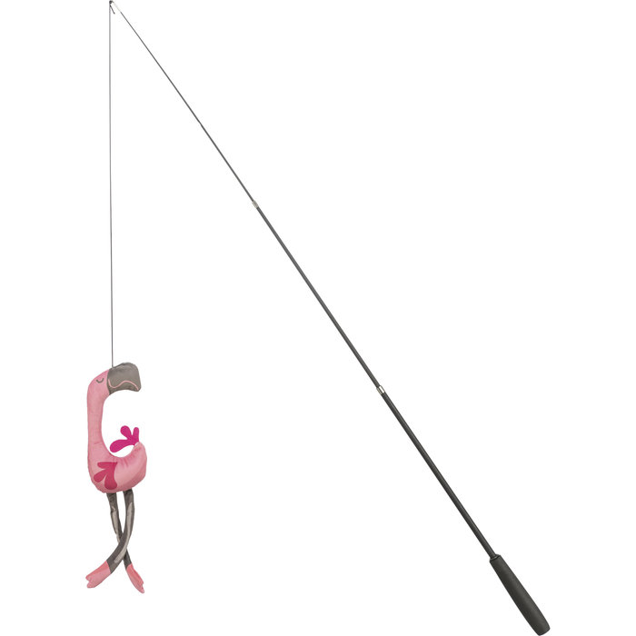 Varita telescópica, flamenco, fibra de vidrio, 42–106