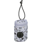 Dispensador de bolsitas de basura, poliéster, 8 × 4 cm, varios
