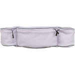 Riñonera Baggy Belt, poliéster, correa: 62–125 cm, amarillo, lila, gris azulado