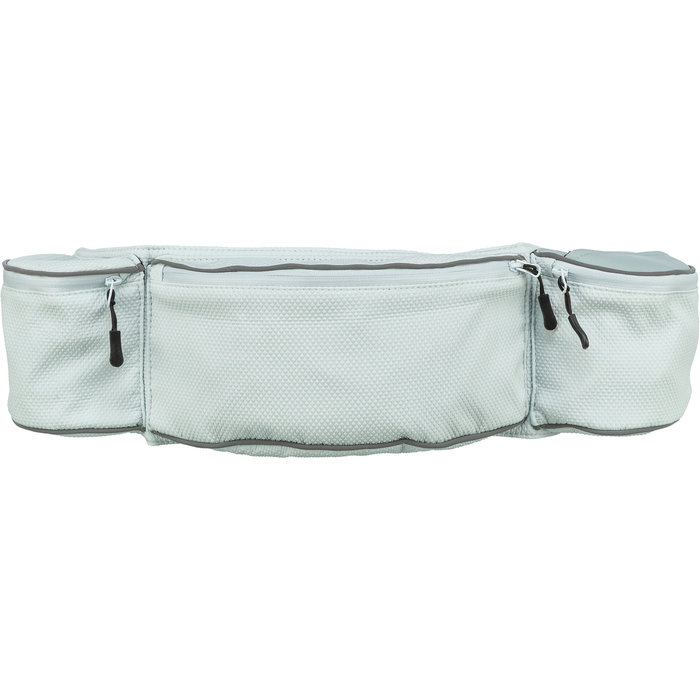 Hip bag Baggy Belt, polyester, strap: 62–125 cm, yellow, lilac, grey‑blue