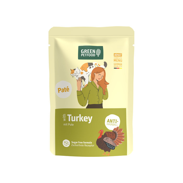 Paté gato with Turkey 85g