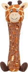 Jirafa, felpa y TPR, 38 cm, naranja