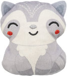 Mapache, felpa, catnip, 9 cm