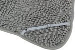 Albornoz, microfibra, XL: 75 cm, beige/gris